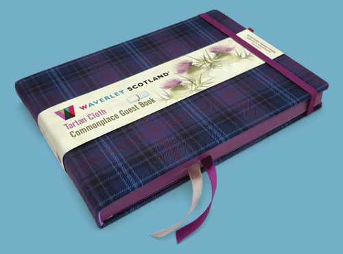 Waverley Scotland Tartan Clothbound Guest Book