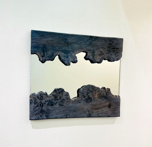 Charred River Mirror 40x45cm