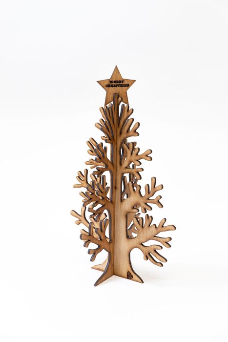 Oak Veneer Christmas Trees