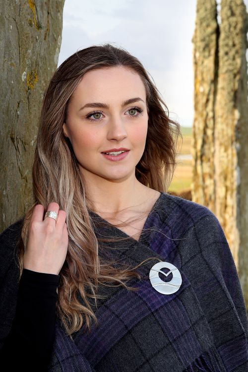 Pewter Scarf Ring & Brooches