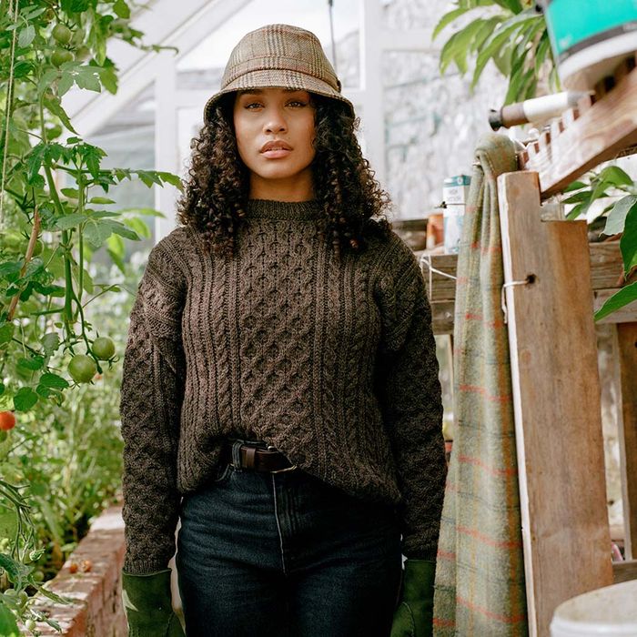 British wool jumper top