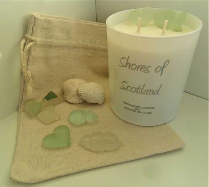 Sea Glass scented candles