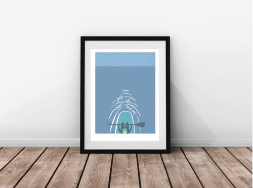 Paddleboarding Gicl'e Print
