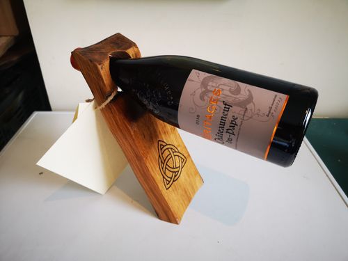 Whisky Wood Bottle Balance