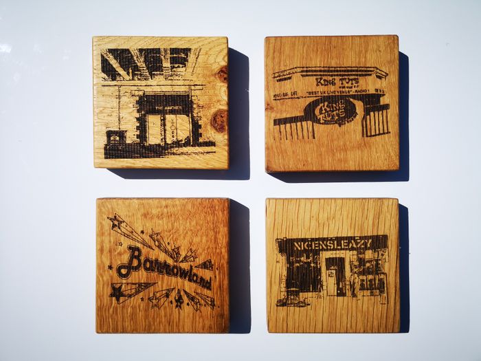 Scottish Hardwood Coasters