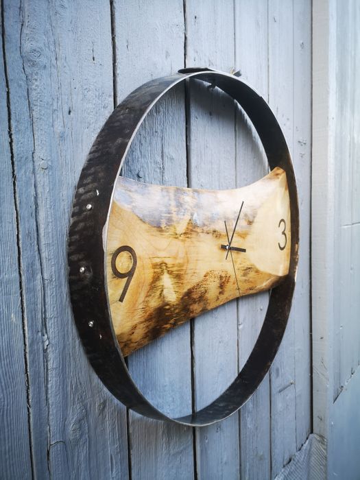 Whisky Iron Clock