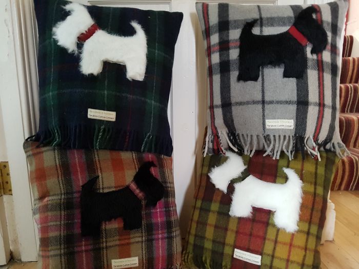 50cm Square Tartan Cushions