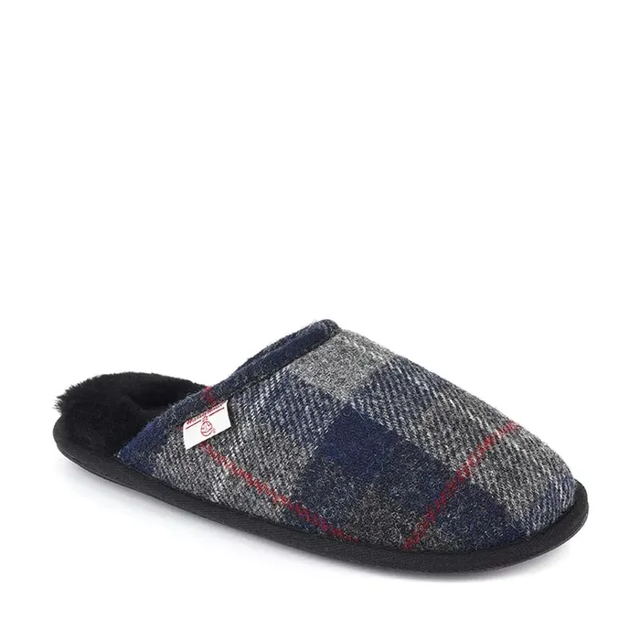 BEDROOM ATHLETICS WILLIAM HARRIS TWEED MULE