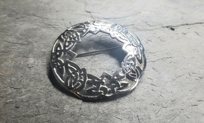 Pewter Brooches