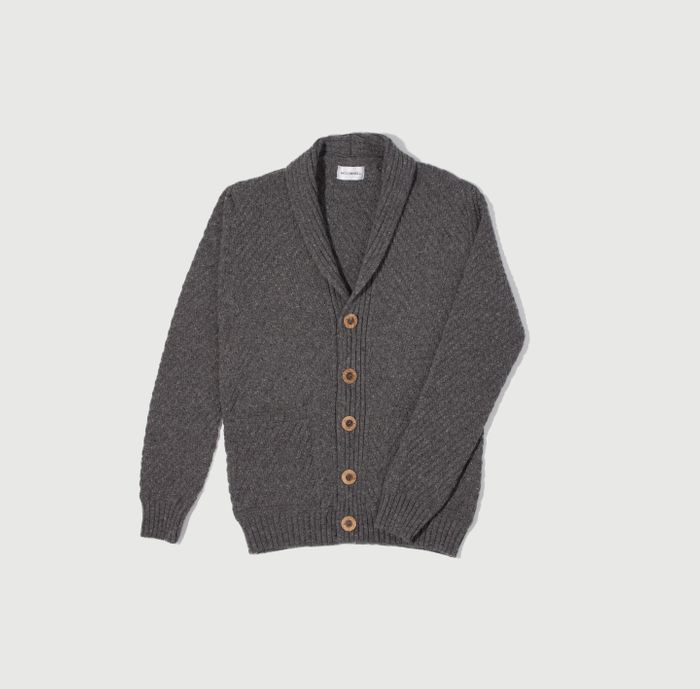 5 Button Cardigan Patch Pockets M22-383
