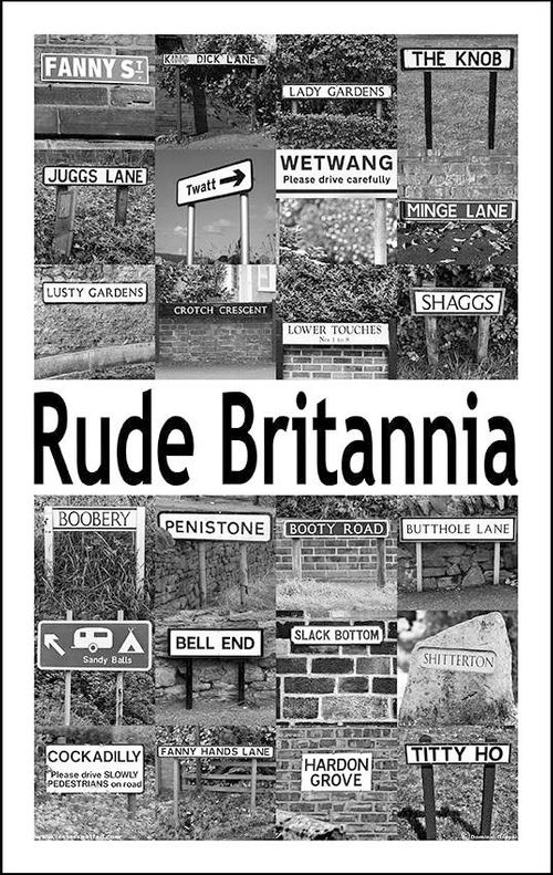 Rude Britannia - Tea Towel