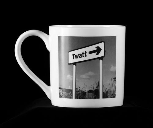Twatt - Large Bone China Mug