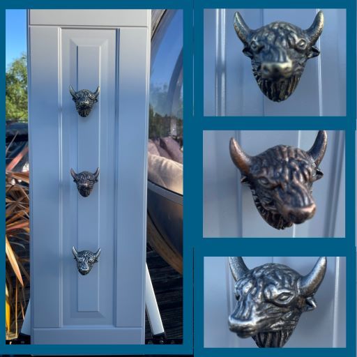 Highland Cow Door Knocker