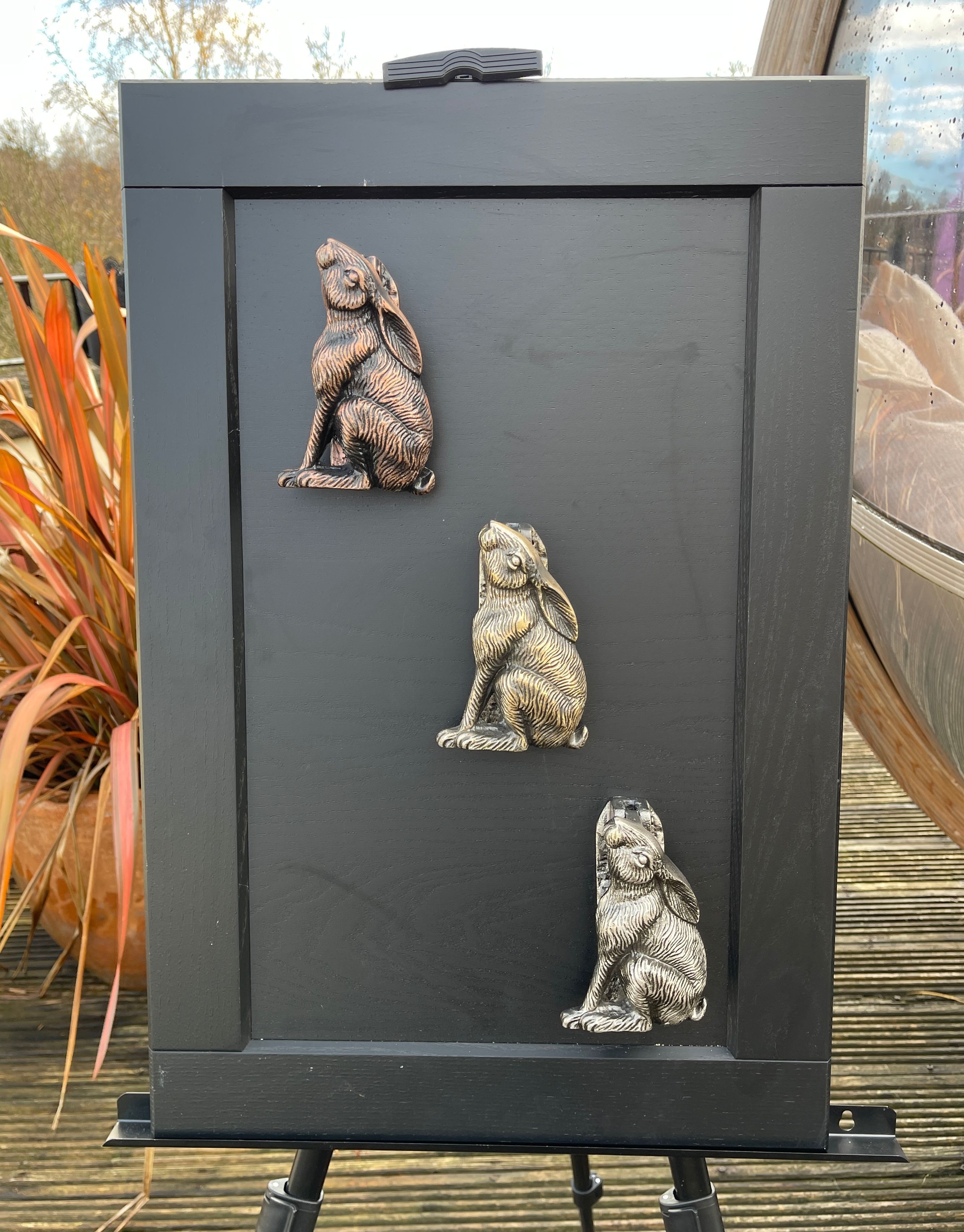 Moongazing Hare Door Knocer