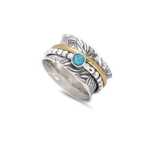 Tropical Opal Spinner Ring