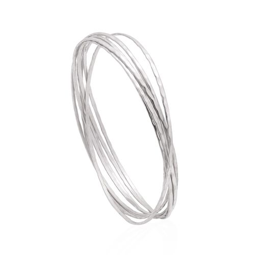 Multi Hammered Bangle