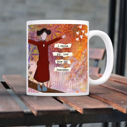 Mixed Media Gratitude Range Mug
