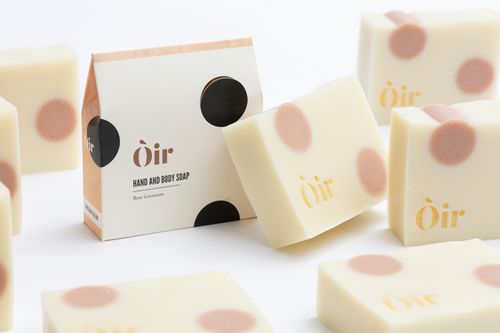 Rose geranium hand and body soap