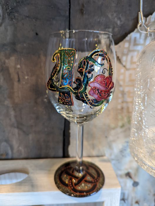 Hand-painted Glassware