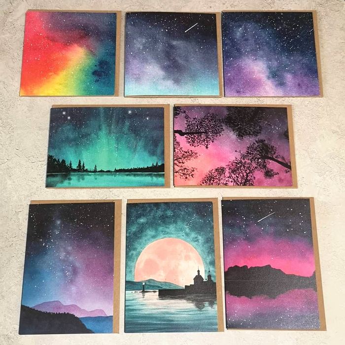 Watercolour Greeting Cards