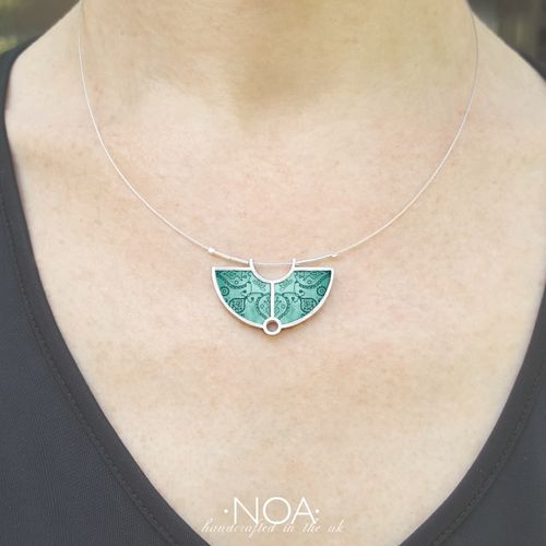 Ceramics & Aluminium Necklace