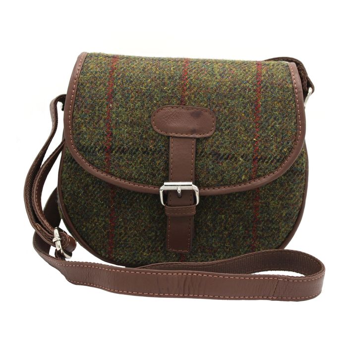 Rowan Harris Tweed Saddle Bag Genuine Leather Scotland s Trade Fair Spring Speciality Food Drink Show 2025