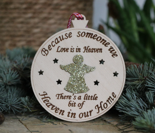 Someone We Love is in Heaven Hanging Decoration
