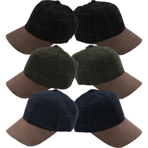 Tweed Baseball Caps
