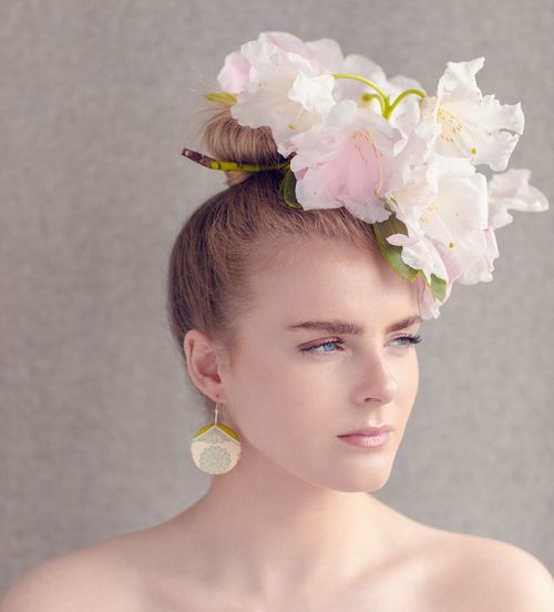 Hoop & Moon Dangle Earrings