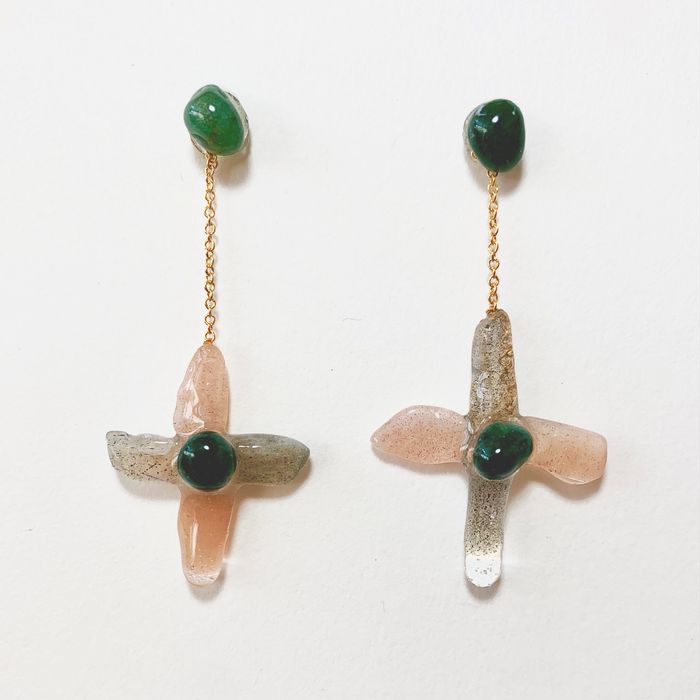 One of a Kind - Flower Earrings