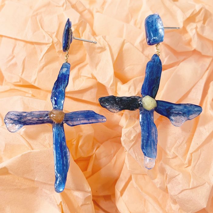 One of a Kind - Flower Earrings