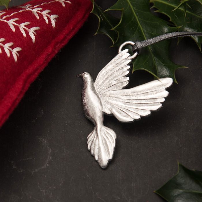 Handmade Pewter Christmas Decorations