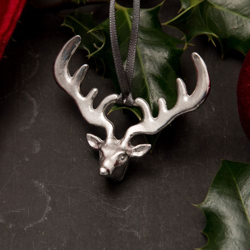 Handmade Pewter Christmas Decorations