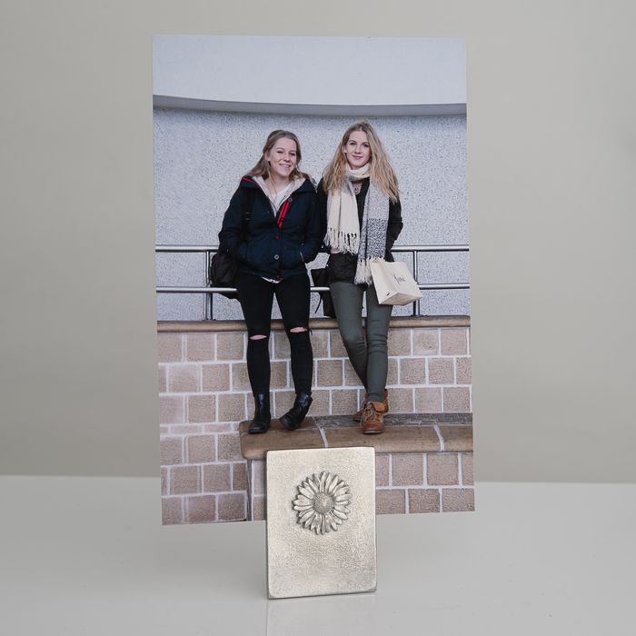 Handmade Pewter Photo Holders