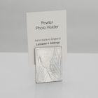 Handmade Pewter Photo Holders