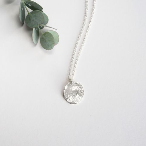 Molten Disc Necklace