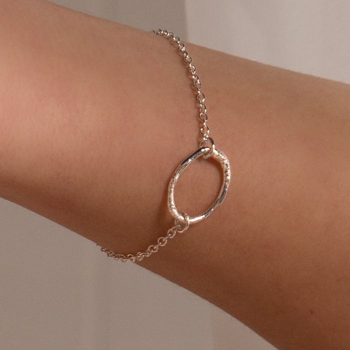Molten Oval Bracelet
