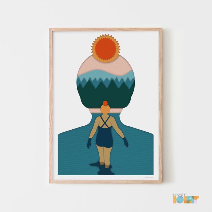 Wild Swimming Art Prints