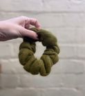Knitted Wool Hair Scrunchies