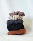 Knitted Wool Hair Scrunchies