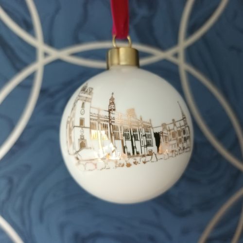 Bone China Bauble