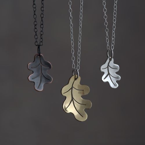 Woodland Leaf Pendants