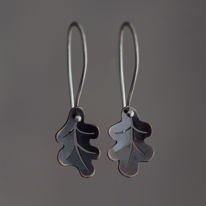 Woodland Leaf Earrings