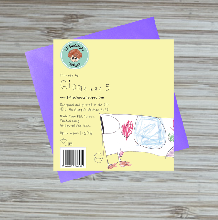 We're here for the party! Greetings Card