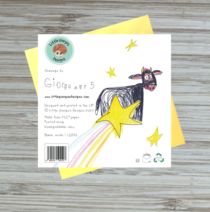 Over the moon for you! Greeting Card
