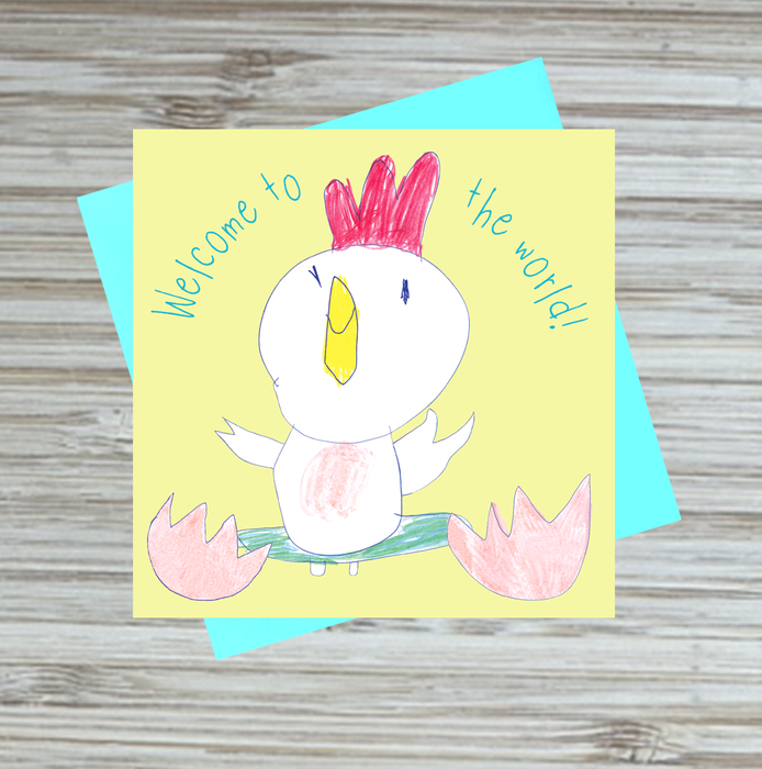 Welcome to the world! Greeting card