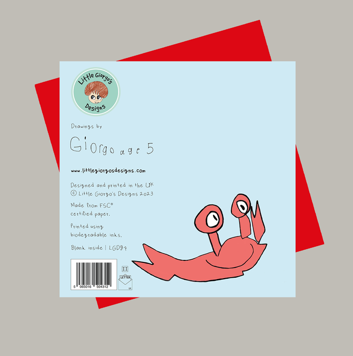 Con-crab-ulations! Greetings Card