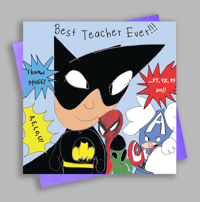 Best Teacher Ever! Greeting Card