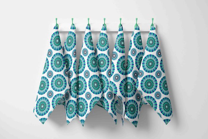 Geometric Tea-towels