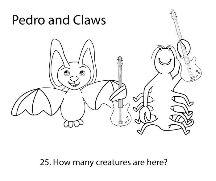 Follow The Creatures Colouring Book